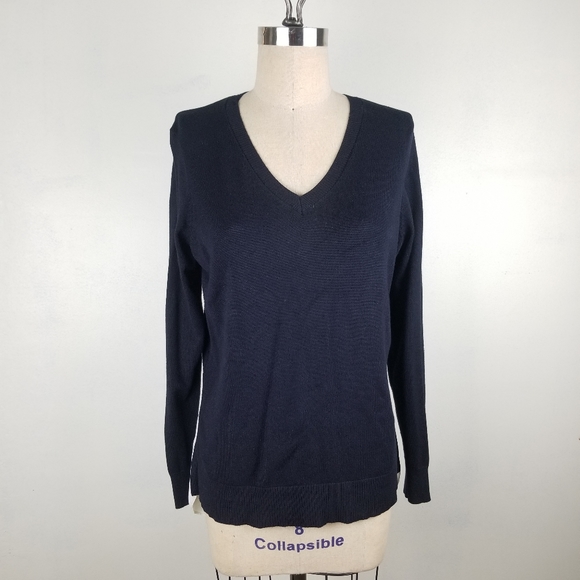 Adriana Papell Black White Long Sleeve Blouse - Picture 1 of 7